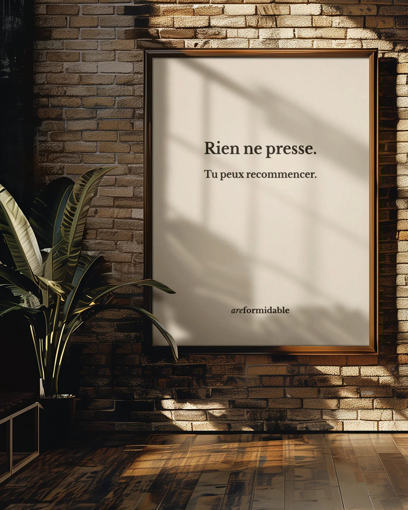 Affiche "Rien ne presse"
